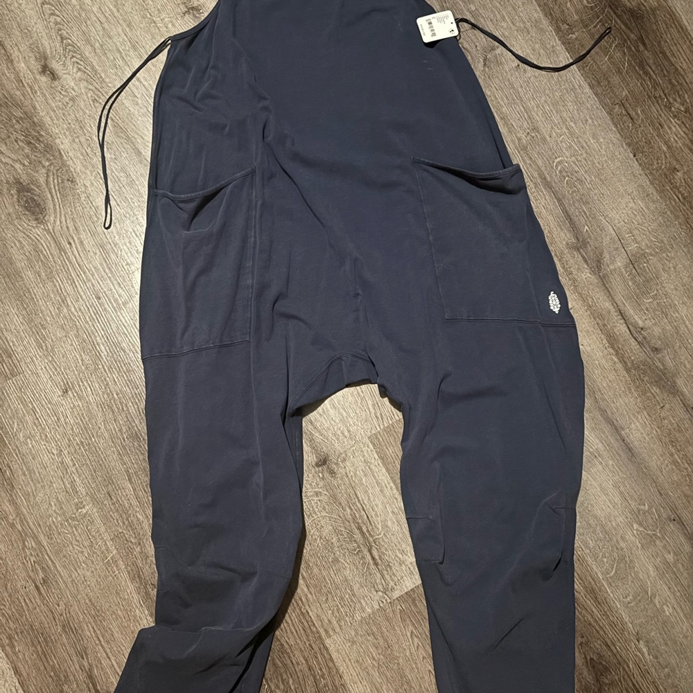 FP Movement by Free People Navy Jumpsuit
